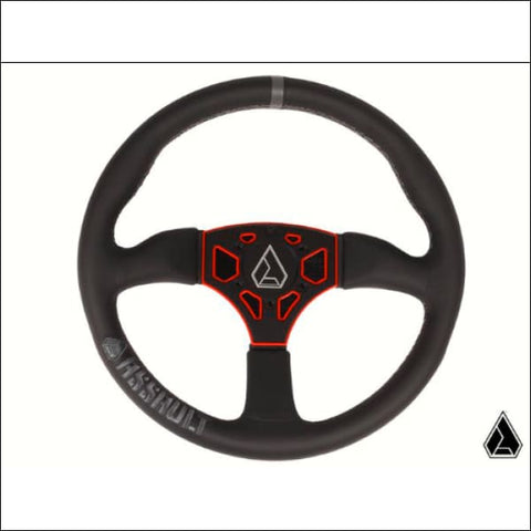 **NEW** Assault Industries 350R Leather Steering Wheel (Universal) - INTERIOR